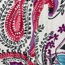 Susan Graver  Womens Paisley Bell Sleeves Pleated Front Dress Multi-Color Size XL Photo 6