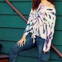 Vintage Havana  Winter Pastel Swirl Tie Dye Sweater Photo 0