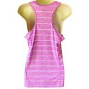 The North Face  Mountain Athletics Sweet Violet Striped Max Tank Top ~ MEDIUM Photo 3