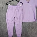 FIGS  women set jogger n scrub top color lilac dawn Photo 3