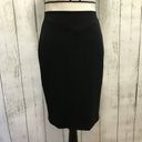 White House | Black Market  Graphic Sleeveless Sheath dress Size 2P Black & Ecru Photo 2