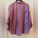 L.L.Bean  long sleeve button down shirt, pink stripe, size 3X Photo 1