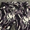 Gaiam Women's  Gym Activewear Capri Cropped Leggings Purple Black Size Small EUC Photo 2