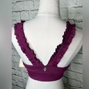 Free People  movement stay centered bralette purple new with tags size medium Photo 3