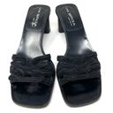 Via Spiga  black leather and suede slides, made in Italy, size 6.5 Photo 2