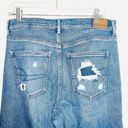 American Eagle Light Wash Ripped Highest Rise 90’s Boyfriend Jeans Photo 6