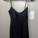 Victoria's Secret Victoria’s Secret Vintage Black Silk Slip Dress Photo 0