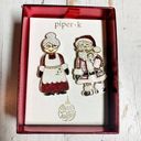 ma*rs Santa and  Claus Holiday Festive Christmas Earrings Photo 0