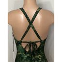 Robin Piccone New.  Army camouflage plunge swimsuit. Regularly $168. Size 8 Photo 9