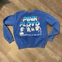 Pink Floyd Blue Stone wash Tie Dye Sweatshirt Dark Side of the Moon size XS Photo 0