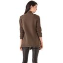 Vince  Jacket Size L Thick Wool Open Front Brown Sugar Warm Cozy Neutral Earth Photo 12