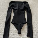 Abercrombie & Fitch Black Long Sleeve Bodysuit Photo 1