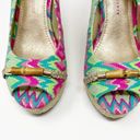 Harper Elaine Turner  Batik Print Wedge Sandals 8 Photo 3