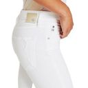 AG Adriano Goldschmied NEW AG ExBoyfriend Slouchy Slim High Rise Distressed White Denim Jeans Size 24 Photo 3