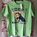 One Piece NWT PacSun  Nico Robin Green Crew Neck Short Sleeve Shirt Size Small Photo 0