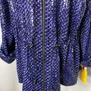 Ruby Rd  Blue Textured Full Zip Front Jacket 18PE Photo 2