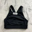 Lululemon  Womens Sports Bra Size 6 Black Athletic Racerback Logo Performance Photo 0