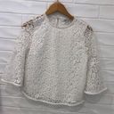 Rebecca Minkoff  Jade Lace Top In White Photo 6