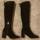 Marc Fisher Labella Over The Knee Block Heel Faux Suede Boots Photo 1