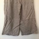  BEACH LUNCH LOUNGE Lightweight Linen Cotton Cropped Pant Brown Photo 11