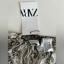 ZARA women wide leg snake print flowy palazzo pants L Photo 2