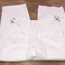 Pistola  size 27 white wide leg cotton crop pants Photo 7