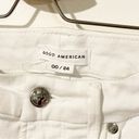 Good American  Size 00 24 White Good Legs Cropped Jeans Photo 2