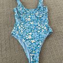 Blackbough Swim Blue Flower One Piece Photo 1