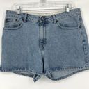 Vintage Mossimo Gene Denim High Rise Shorts Light Wash 100% Cotton Size 32 Photo 0