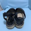 Unisa Strappy Black Leather Espadrilles Photo 3