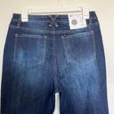 BP  Women's Cotton Blend Button Front Distressed Jeans in Dark Blue size 30 Photo 4