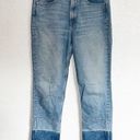 3x1  NYC Colorblock Shelter Raw Hem Straight Leg Jeans Photo 0