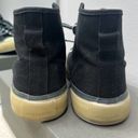 All Saints: Black High Top Sneakers logo laces Photo 3