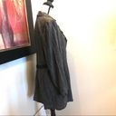 J.Jill  Wool Linen Cardigan Open Front Belt Black Small Workwear Wool Linen Photo 5