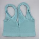 Free People NEW Set!  Movement XS/S Happiness Runs Scoop Neck Sport Bra Aqua Blue Photo 6