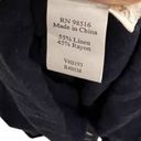 Coldwater Creek  Linen Blend Navy Shirt Photo 4