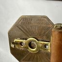 Twisted Vintage Horizon Brass Copper  Sun Belt Buckle M Medium Brown Leather Belt Photo 6