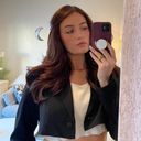 Revolve Cropped Blazer Photo 4