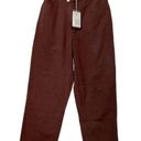 C/MEO COLLECTIVE  Cross Over Wide Leg Cropped Jeans in Mahogany Size 4 NWT Photo 3