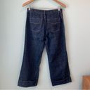 Gap Vintage  2003 Denim Wide Leg Cuffed Cropped Jeans 2 Photo 5