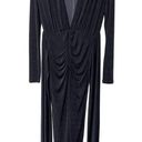 Misha Collection NWT  Francis Slinky Jersey Midi Dress in Navy Photo 7