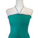 American Eagle  Halter Midi Dress In Teal Womens Size Large NWT Photo 4