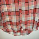 Hot & Delicious  Womens Sheer Button-Up Plaid Size Small Photo 2