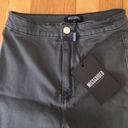 Missguided Khaki High Waisted Jeans Size 4 Photo 3