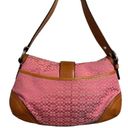 Coach Y2k  Pink Signature Canvas Soho Hamilton Shoulder Bag Photo 1