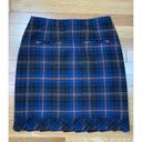 CAbi * Chilly Chantilly Plaid Pencil Skirt Womens Size 8 Wool Blend Fall Winter Photo 1