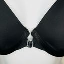 Felina  Body Soft Front Clasp Tshirt Bra Mesh Back Black 32DD Photo 4