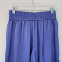 Everlane NEW The Satin High Rise Wide Leg Pull On Pants Cornflower Blue Photo 8