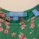 Draper James Deeper James RSVP shirt size S length 22”bust 30” color green with flower design Photo 1