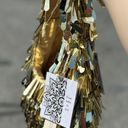 ZARA TJ Maxx Marshall's viral gold hand beaded sequin shoulder bag bead bag Photo 2